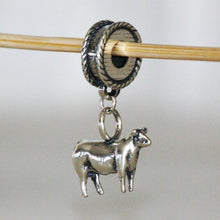 Load image into Gallery viewer, Steer Charm - Sterling Silver
