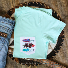 Load image into Gallery viewer, Swine - Blue Pocket Tee