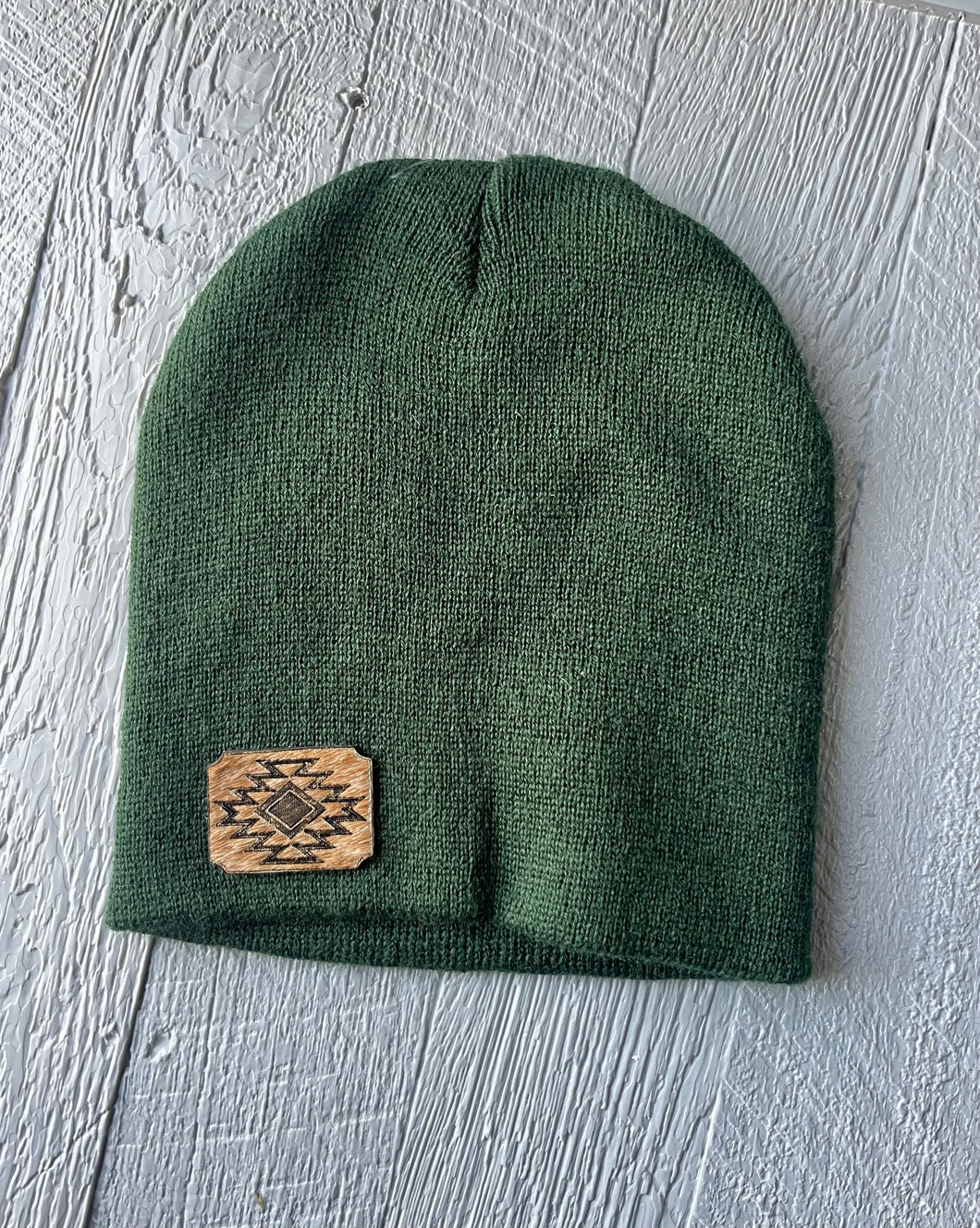 Green Toque - Aztec Hide Patch