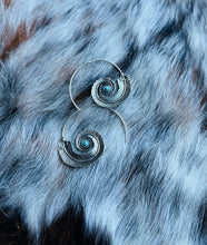 Load image into Gallery viewer, Spiral Feather Earrings
