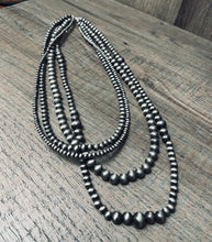 Load image into Gallery viewer, Western 4-layer Navajo Inspired Necklace
