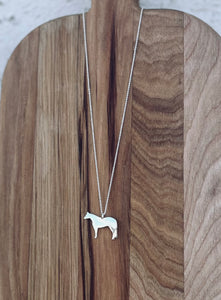 Horse Necklace -  Sterling Silver