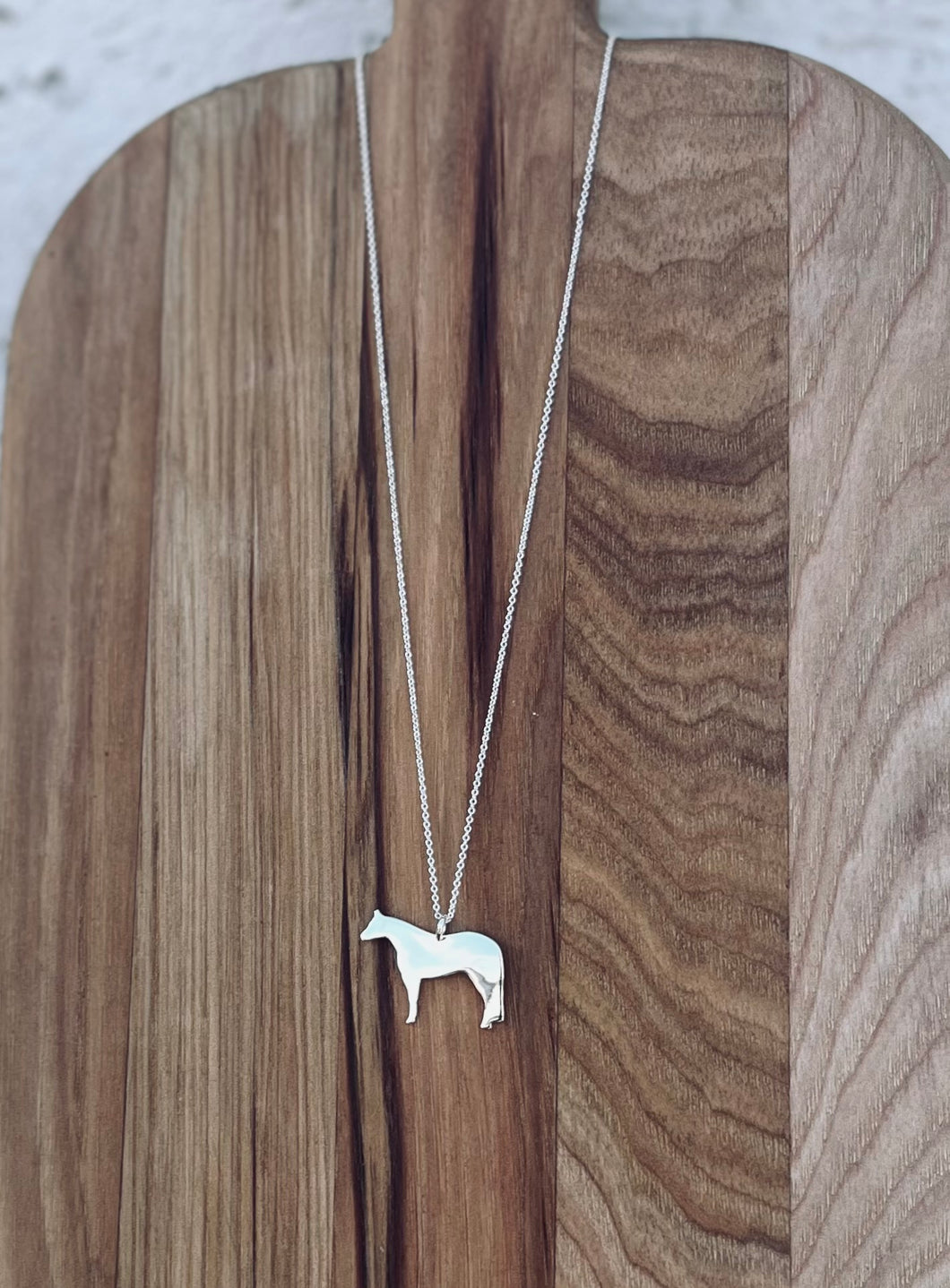 Horse Necklace -  Sterling Silver