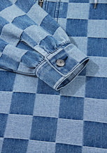 Load image into Gallery viewer, Denim Checkered Pullover
