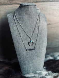 Blossom and Bar Necklace