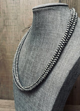 Load image into Gallery viewer, 4mm 3-layer Navajo Inspired Necklace
