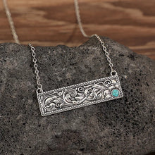 Load image into Gallery viewer, Western Scroll Bar Pendant

