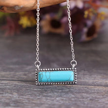 Load image into Gallery viewer, Turquoise Bar Pendant
