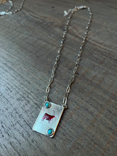 Load image into Gallery viewer, Heifer &amp; Turquoise Pendant
