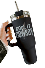 Load image into Gallery viewer, Cool It Cowboy Stainless Steel Insulated Cup

