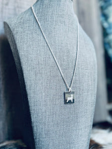Silver Plated Goat Necklace