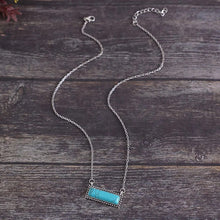 Load image into Gallery viewer, Turquoise Bar Pendant
