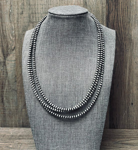 4mm 3-layer Navajo Inspired Necklace