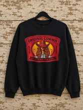 Load image into Gallery viewer, Original Cowboy Black Crewneck
