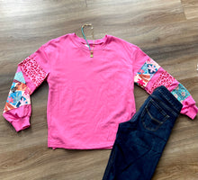Load image into Gallery viewer, Original Cowboy Quilted Sleeve Top
