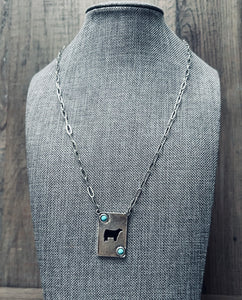 Heifer & Turquoise Pendant