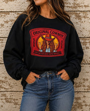 Load image into Gallery viewer, Original Cowboy Black Crewneck
