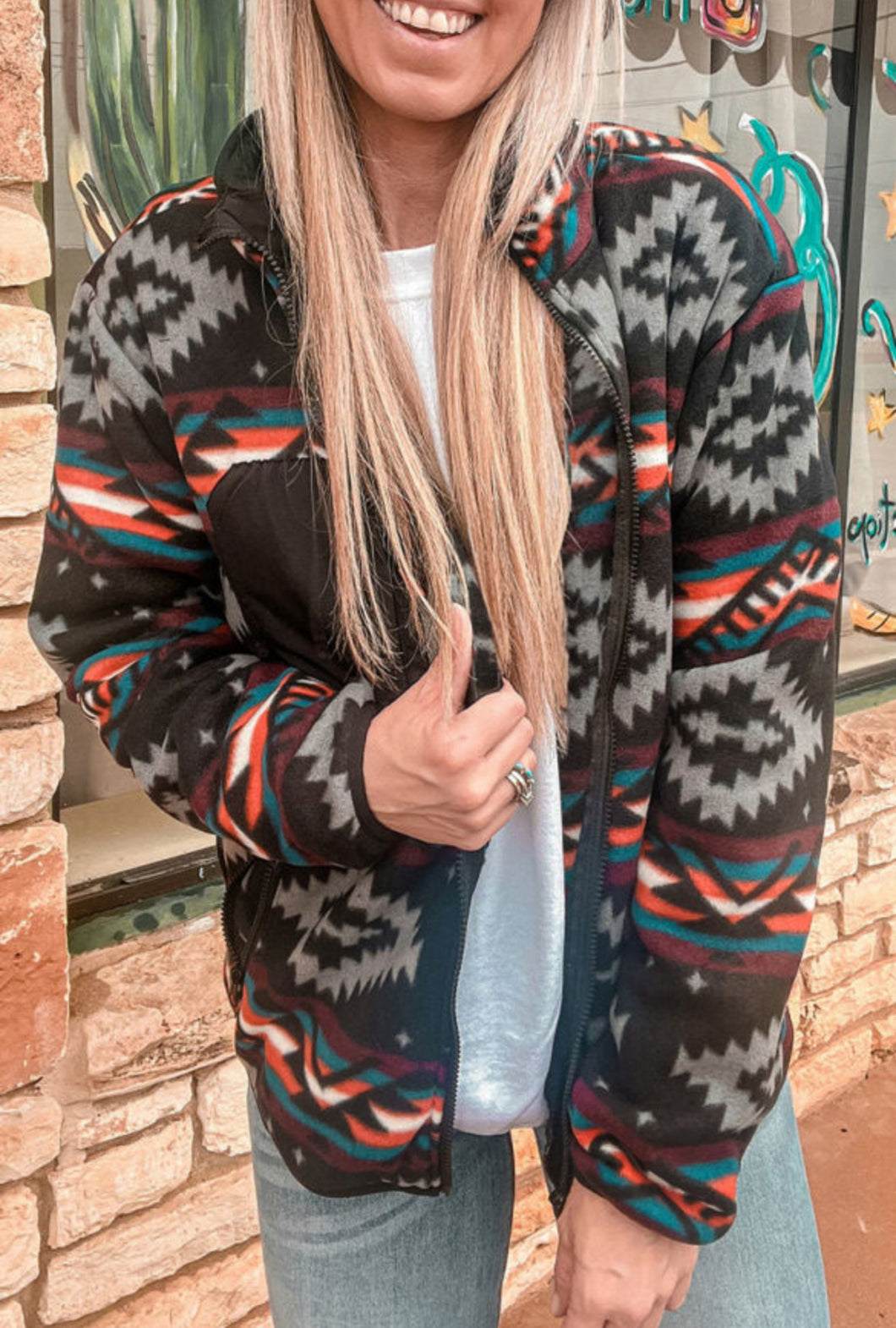 Aztec Fleece Sweater