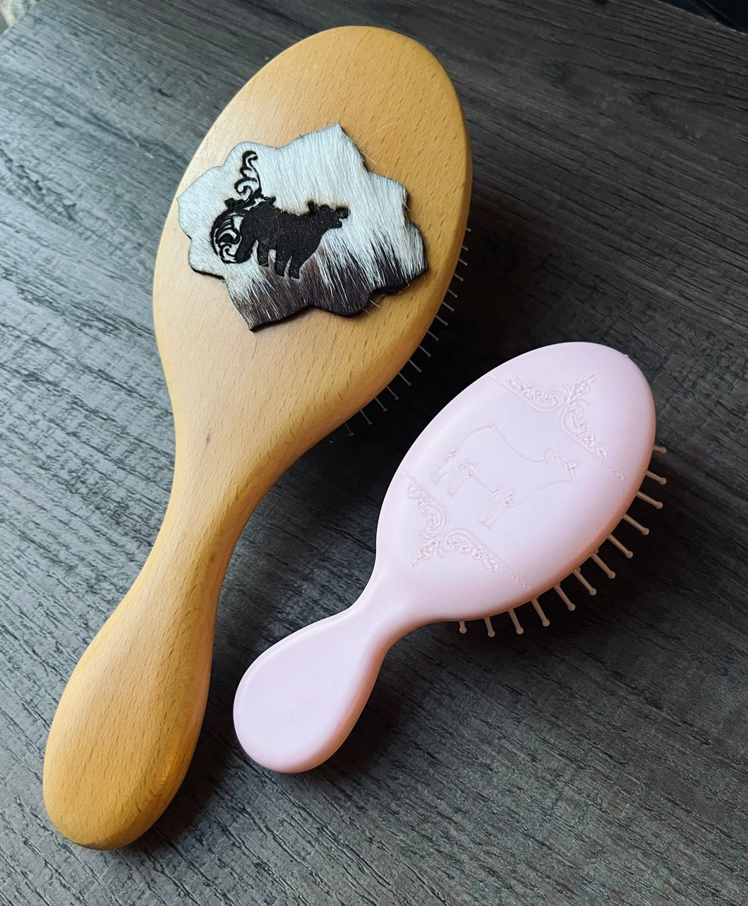 Mini Pink Hair Brush - All Livestock options available
