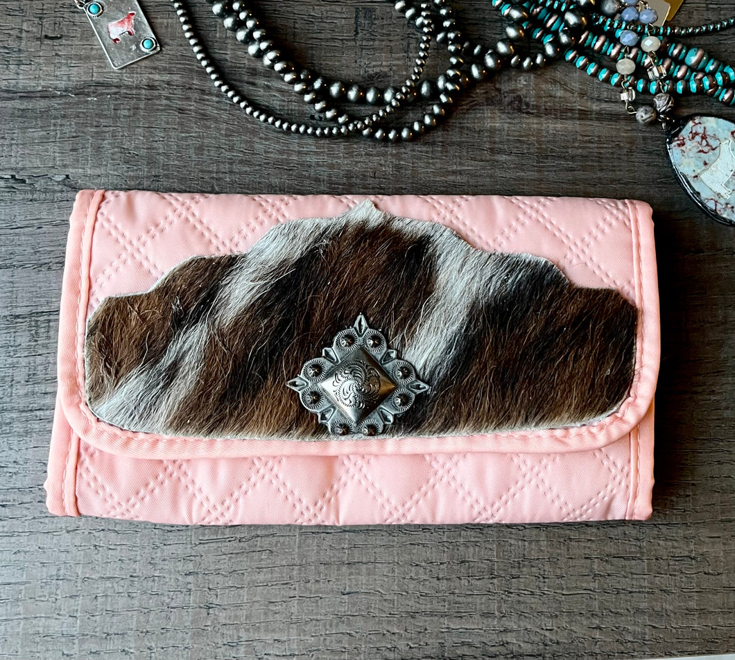 Pink Conch Travel Jewelry Case