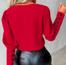 Load image into Gallery viewer, Red Show Blouse
