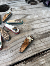 Load image into Gallery viewer, Raw Hide Black Barrette - Cowboy Boot

