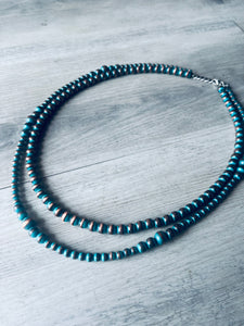 Western Turquoise 2-layer Navajo Inspired Necklace