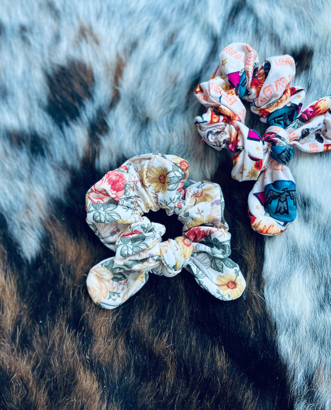 Floral Scrunchie