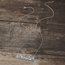 Load image into Gallery viewer, Western Scroll Bar Pendant
