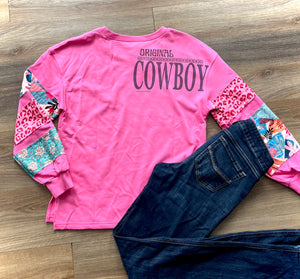 Original Cowboy Quilted Sleeve Top