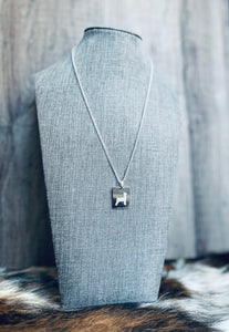 Silver Plated Goat Necklace