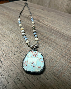 Pretty in Purple & Turquoise Heifer Necklace