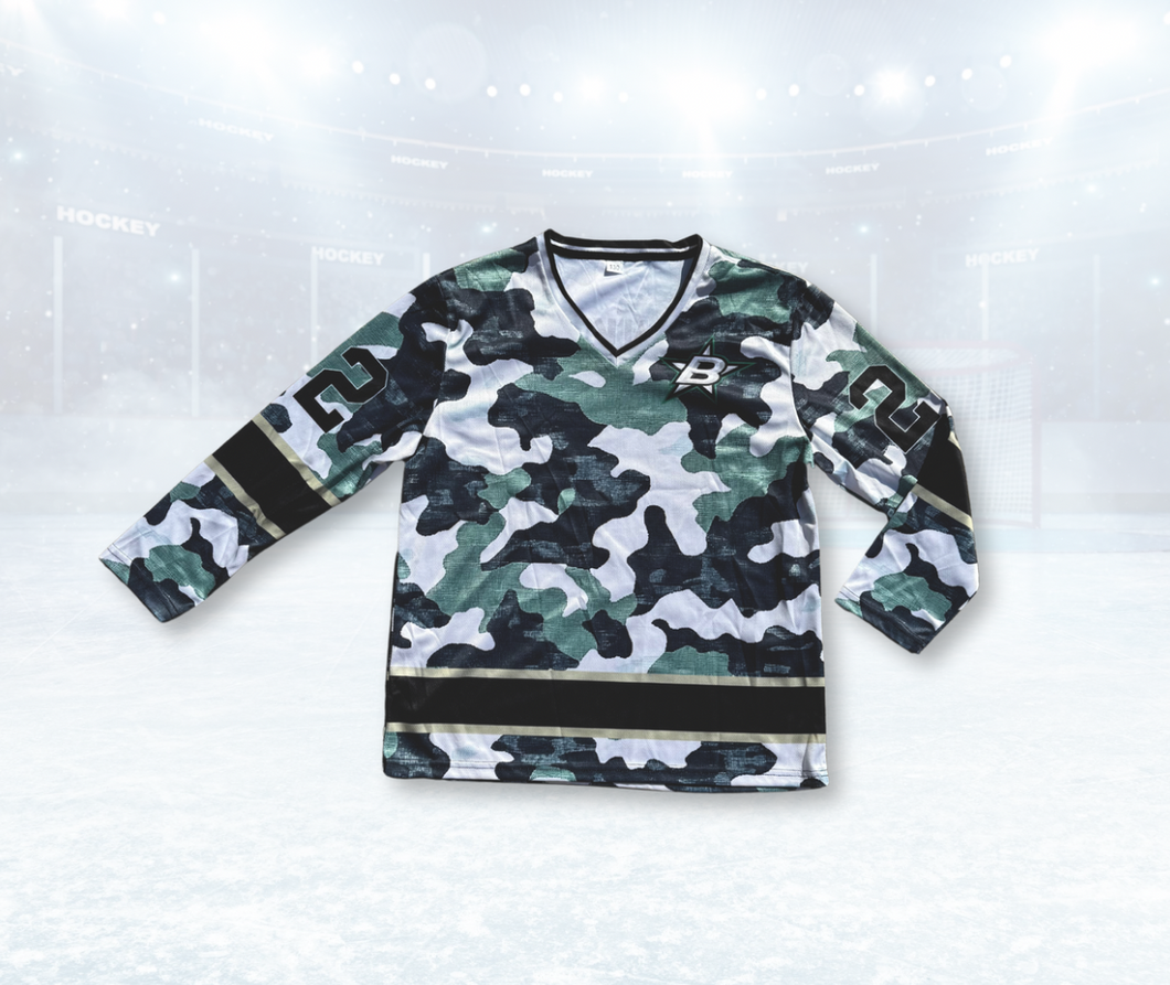 Camo Practices Jersey ~ youth to adult sizing