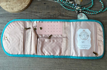 Load image into Gallery viewer, Blue Travel Jewelry Case
