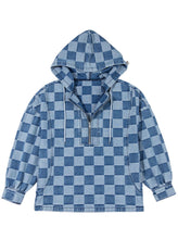 Load image into Gallery viewer, Denim Checkered Pullover
