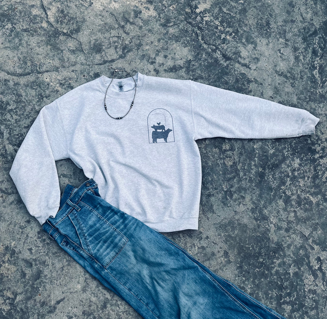 Stacked Livestock Pullover