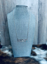 Load image into Gallery viewer, Western Scroll Bar Pendant
