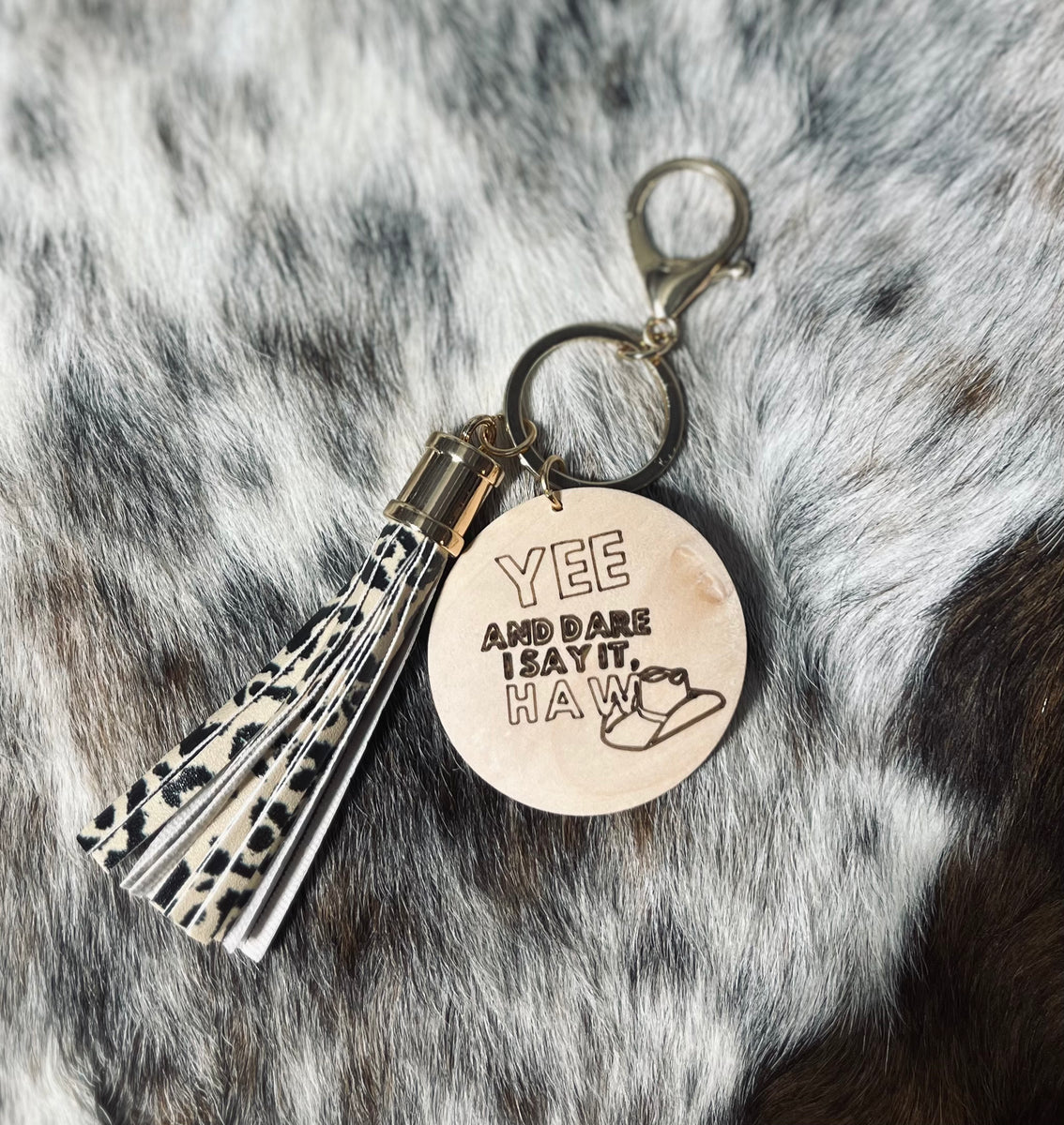 Simple Keychain -custom brand/logo – Stock Show Shop