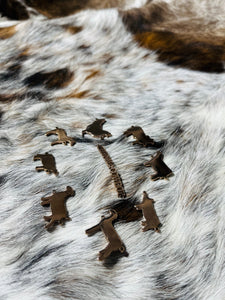 Silver Paper Clip Showstock Necklace - all livestock options available