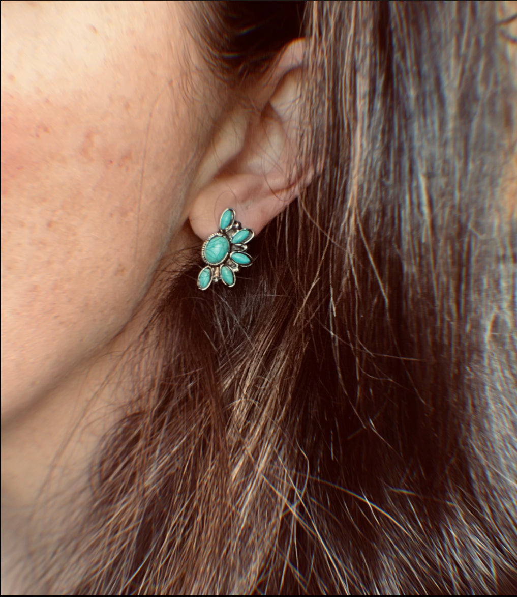 Blossom Turquoise Earrings