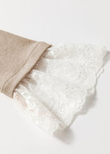 Load image into Gallery viewer, Lace Sleeve Detailed Top
