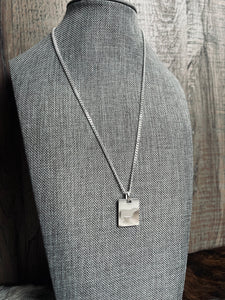 Silver Plated Show Heifer Necklace