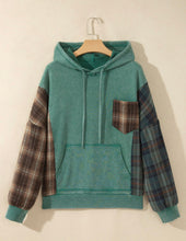 Load image into Gallery viewer, Smoky G-pa Plaid Colour Block Sweater
