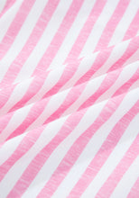Load image into Gallery viewer, Pink Leopard Striped Button Up
