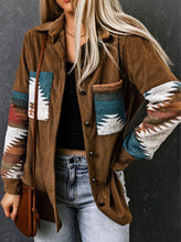 Load image into Gallery viewer, Aztec Corduroy Jacket
