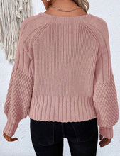 Load image into Gallery viewer, Pink Knit Sweater

