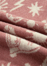 Load image into Gallery viewer, Western Print Pink Knit Sweater

