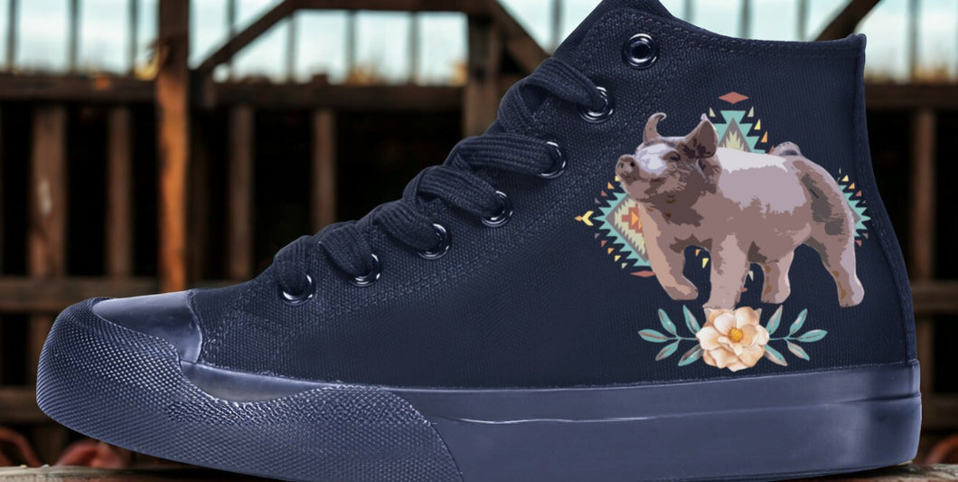 High Tops - Swine, Sheep, Goat Patterns