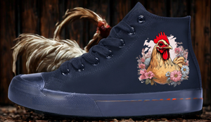 High Tops - Chicken Patterns
