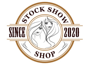 stock show shop logo. Sisters Dakota and Jaelayne create one of a kind Livestock themed jewelry and apparel